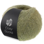 Lana Grossa Cosy Socks 12 Grey green