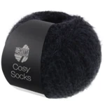 Lana Grossa Cosy Socks 18 Black