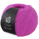 Lana Grossa Cosy Socks 16 Fuchsia