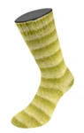 Lana Grossa Cosy Socks Soft Stripes 116 Lime/pistachio/light olive