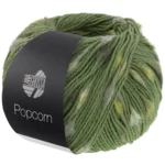 Lana Grossa Popcorn 15 Green/off-white/beige/pistachio/dark grey