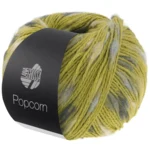 Lana Grossa Popcorn 14 Pistachio/light beige/soft grey/dark grey