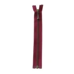 YKK Divisible Metal Zip 4 mm (9.8"-25.6" / 25-65 cm) 527 Bordeaux
