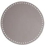 Go Handmade Round Base: Beige, 25 cm