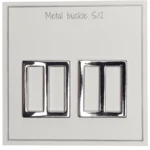 Go Handmade Metal Buckle 31 x 28 mm, Silver