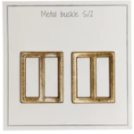 Go Handmade Metal Buckle 31 x 28 mm, Bronze