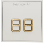 Go Handmade Metal Buckle 25 x 19 mm, Bronze