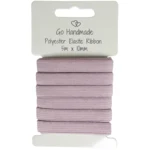 Go Handmade Elastic Band: 5 m x 10 mm, Vintage rose