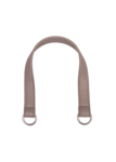 Go Handmade Bag Handle with O-ring: Beige/silver