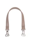 Go Handmade Bag Handle with Lobster Clasp and D-ring Beige/Silver