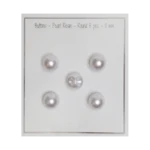 Go Handmade Pearl buttons: Round, Pearl