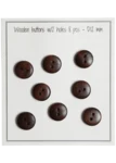 Go Handmade Wooden Buttons - UFO: 12 mm