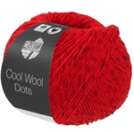 Lana Grossa Cool Wool Dots 05 Red