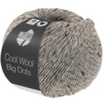 Lana Grossa Cool Wool Big Dots 109 Light gray