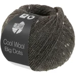 Lana Grossa Cool Wool Big Dots 110 Dark gray