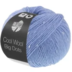 Lana Grossa Cool Wool Big Dots 101 Light blue