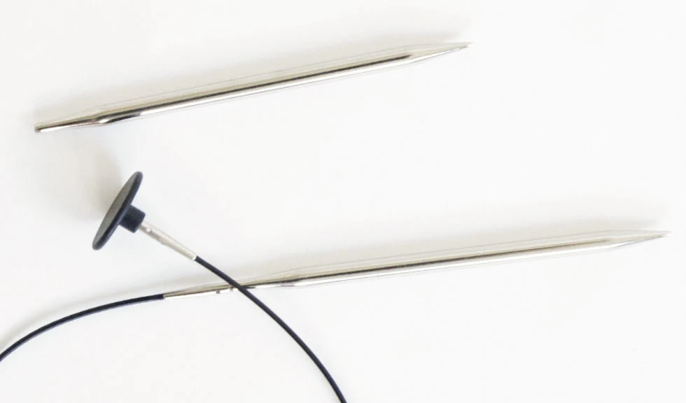 Lana Grossa / Knit Pro Circular knitting needle brass size 8,0/40cm