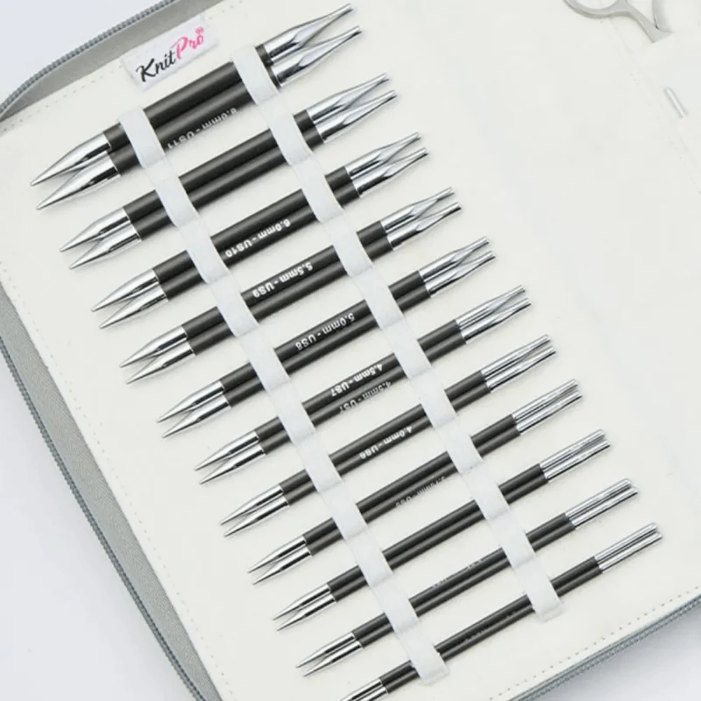 KnitPro Karbonz Normal Interchangeable Circular Needle Set, Regal