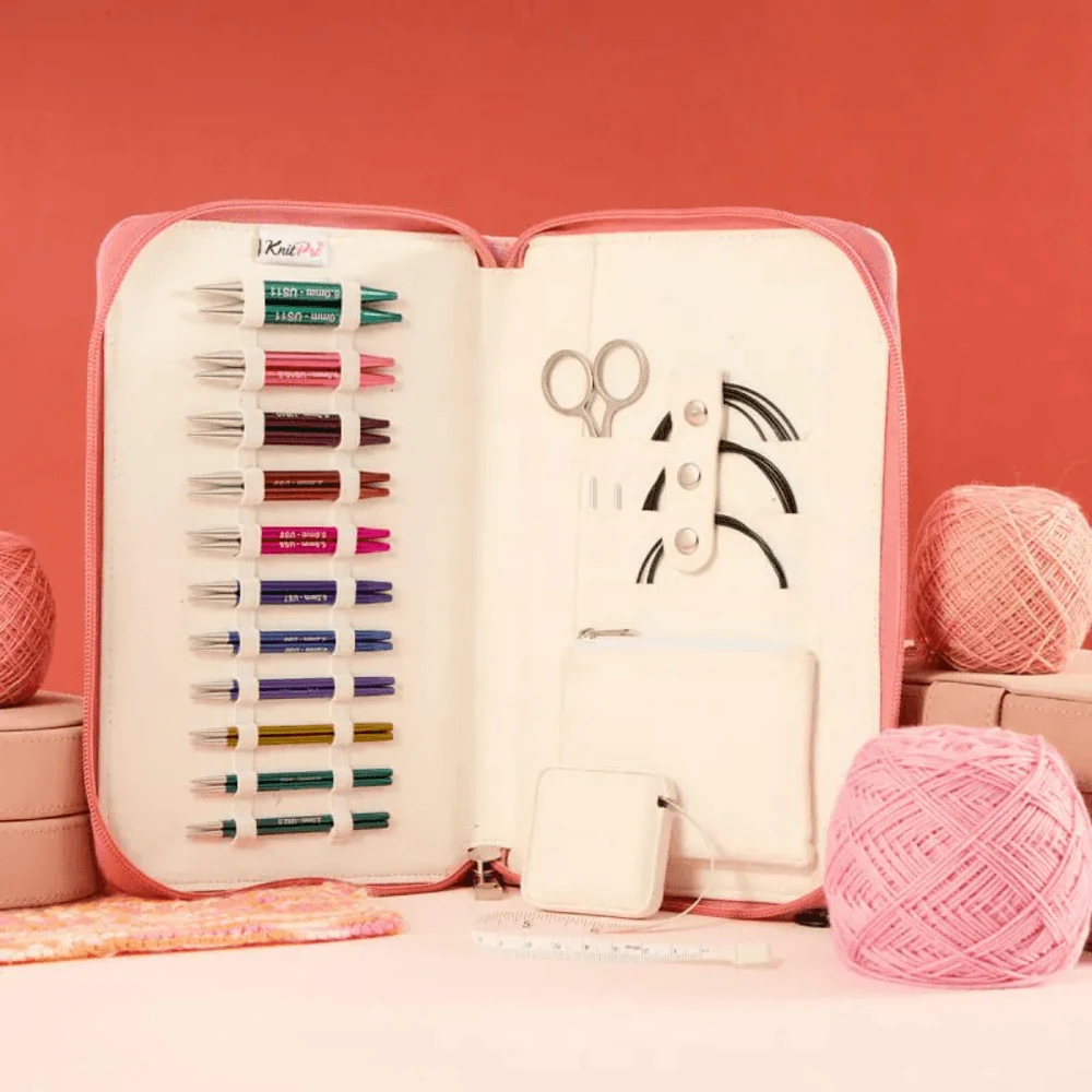 KnitPro Zing Special Interchangeable Circular Needle Set, Regal, 4