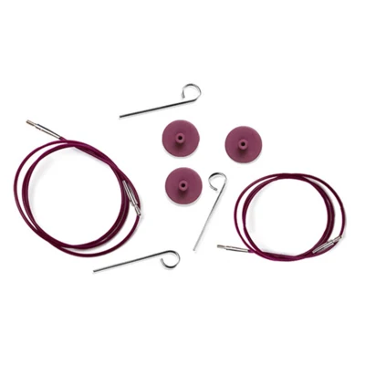 KnitPro Cable Purple (40-150 cm)