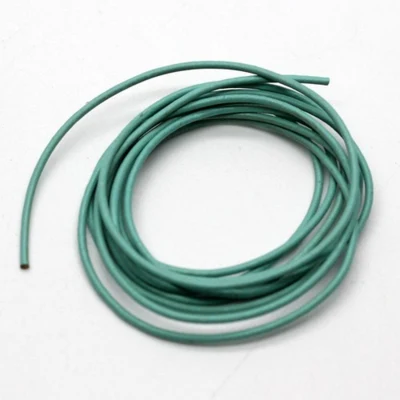 Leather cord, Light Blue, 1 meter