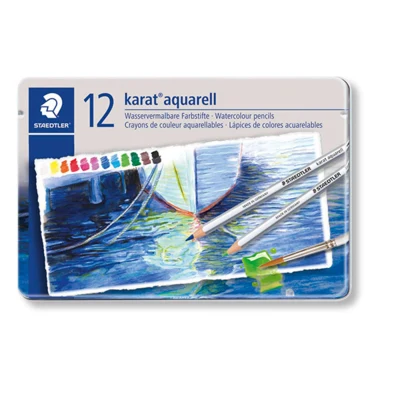 STAEDTLER Karat Watercoluor Pencils, 12 pcs.