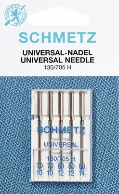 Schmetz Sewing Machine Needles Universal 70-90, 5 pcs