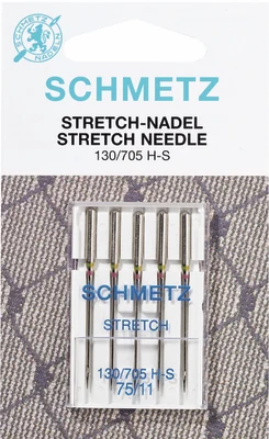 Schmetz Sewing Machine Stretch 75, 5 pcs