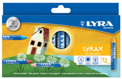 Lyra Lyrax Crayons, 12 pcs