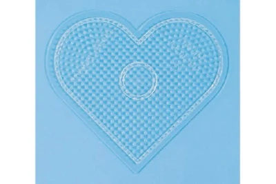 Hama Midi Large Heart Transparent Pegboard 233TR