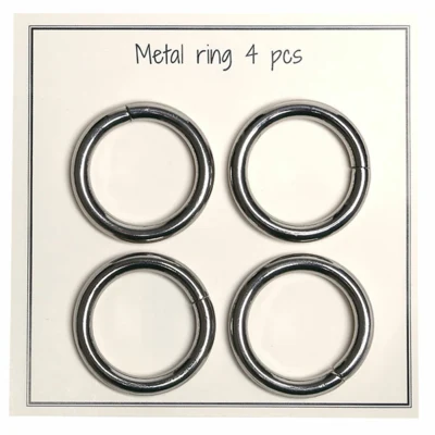Go Handmade Metal O-ring, 4 pcs, 30mm
