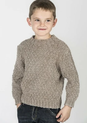 136-10 Boy Sweater in Meleret Look