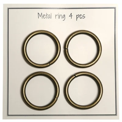 Go Handmade Metal O-ring, 4 pcs, 28mm