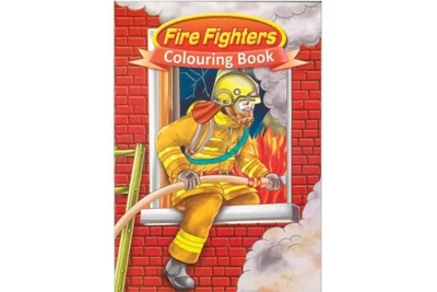 Colouring Book A4 Fire Fighters, 16 pages