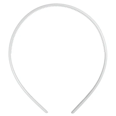 Headband Plastic White, 7 mm