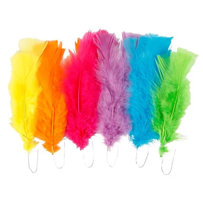 Synthetic Down Feathers 11-17 cm, ass. colours