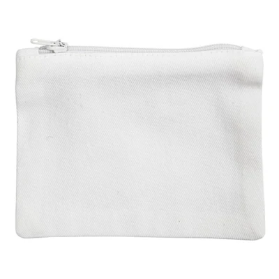 Wallet White Cotton 9x12 cm