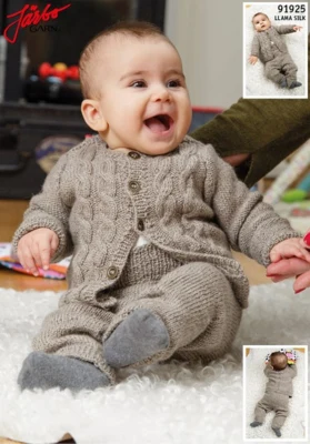 91925 baby cardigan and trousers