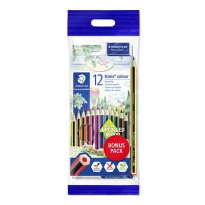 STAEDTLER Noris Club Coloured pencils + Pencil & Eraser, 12 + 2 pcs