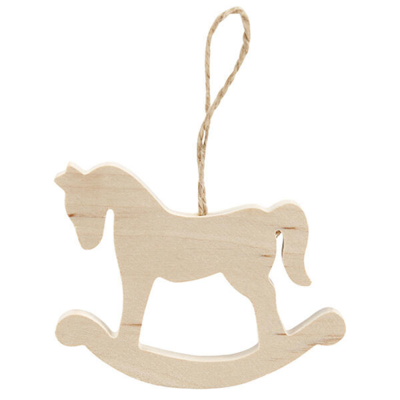 Rocking horse Birch 6 cm