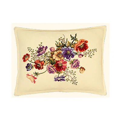 Embroidery kit Cushion French anemones