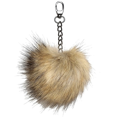 Go Handmade Pompon with metal chain, 11 cm