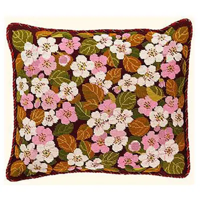 Embroidery kit Pillow Apple flowers