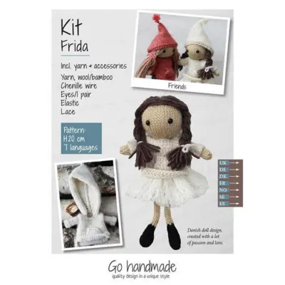 Go Handmade knitting kit Frida
