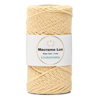 LindeHobby Macrame Lux, Rope Yarn, 2 mm