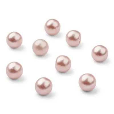 HobbyArts Pearl Buttons, Blush, 12 mm, 10 pcs