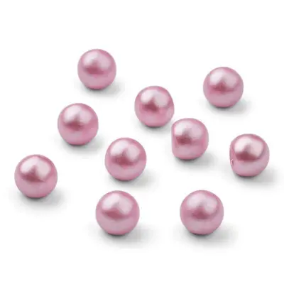 HobbyArts Pearl Buttons, Purple, 12 mm, 10 pcs.