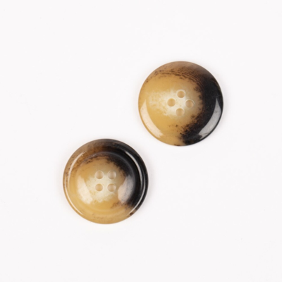 DROPS Imitated Horn (Burnt), Button, 23 mm (No. 707)