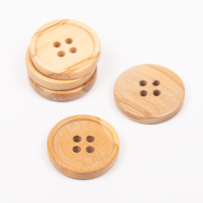 DROPS Olive Wood (Edge), Button, 25 mm (No. 809)