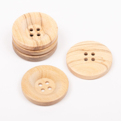 DROPS Olive Wood (Light), Button, 28 mm (No. 812)